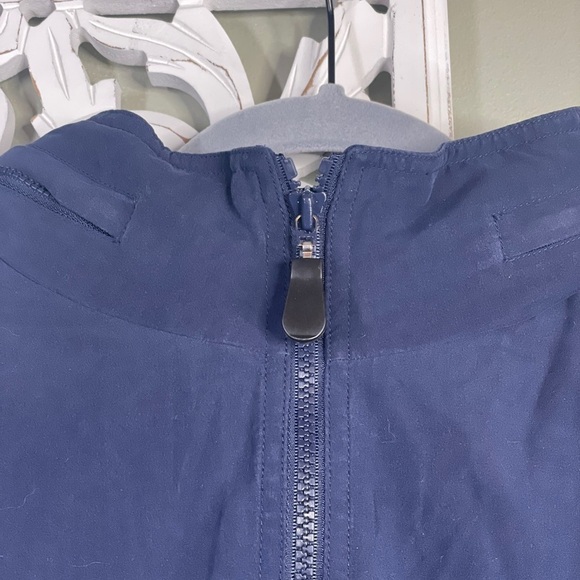 Greg Norman Golf Jacket Blue Hood Mesh Soft - Picture 3 of 7